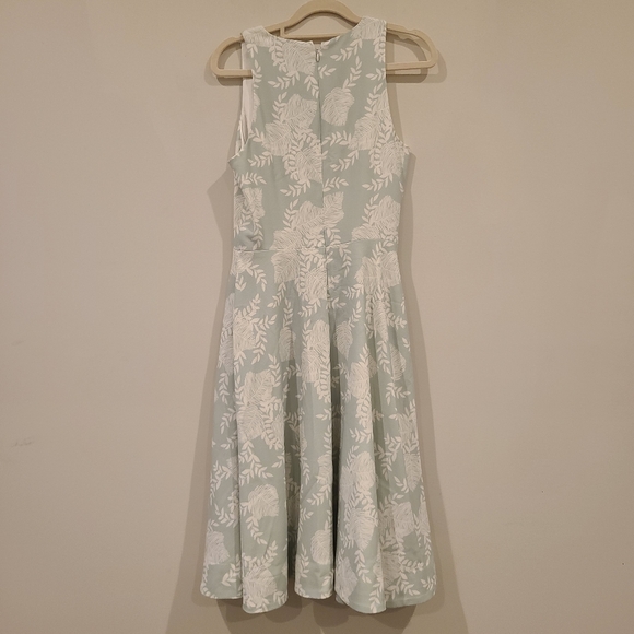 Dress The Population Seafoam Catalina V-neck Knee Length Dress Size Small - Picture 5 of 11